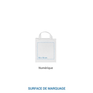 Sac coton SHORT S 155 - Blanc 4
