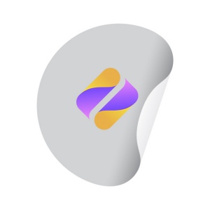 Sticker ROND/CARRE blanc ou transparent (INT/EXT) 3