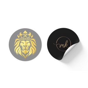 Sticker ROND/CARRE blanc ou transparent (INT/EXT)