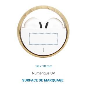 Ecouteurs Bluetooth LOOP Bambou 4