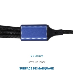 Câble long 6 en1 Aluminium 120cm 2