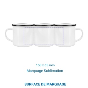 Tasse céramique TOMY rebord noir - 250 ml 4