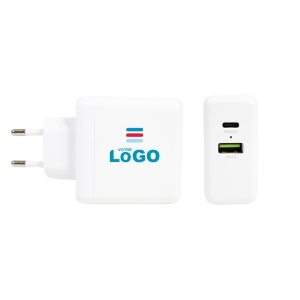 Chargeur USB 38W 2 ports Usb, prise UE