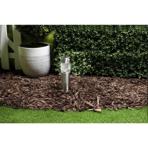 Lampe de jardin solaire sans fil en acier inoxydable de la marque Grundig 6