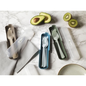 Set de couverts 3 pièces en plastique réutilisable de la marque Circulware 16
