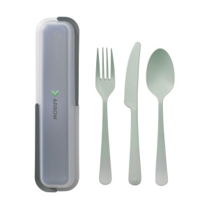 Set de couverts 3 pièces en plastique réutilisable de la marque Circulware 8