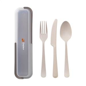Set de couverts 3 pièces en plastique réutilisable de la marque Circulware 9
