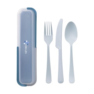 Set de couverts 3 pièces en plastique réutilisable de la marque Circulware 10