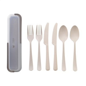 Set de couverts 6 pièces en plastique réutilisable de la marque Circulware 9