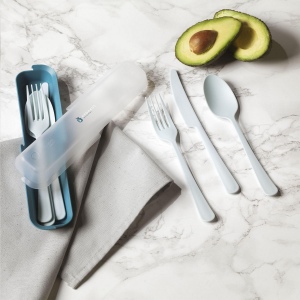 Set de couverts 6 pièces en plastique réutilisable de la marque Circulware 11