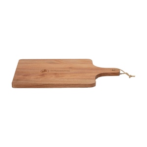 Belle et spacieuse planche de service Wooosh en bois d'acacia certifié FSC 100%, une essence de bois robuste et à l'aspect chaleureux 3