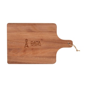 Belle et spacieuse planche de service Wooosh en bois d'acacia certifié FSC 100%, une essence de bois robuste et à l'aspect chaleureux 4