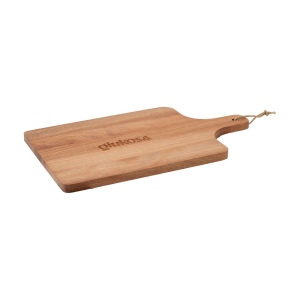 Belle et spacieuse planche de service Wooosh en bois d'acacia certifié FSC 100%, une essence de bois robuste et à l'aspect chaleureux 2