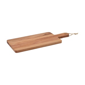 Belle et spacieuse planche de service Wooosh en bois d'acacia certifié FSC 100%, une essence de bois robuste et à l'aspect chaleureux 3