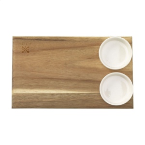 Cette planche de service Wooosh accompagnée de 2 bols en porcelaine attirera tous les regards sur n'importe quelle table 4