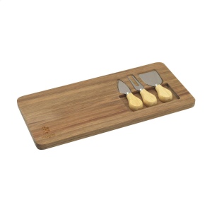 Plateau de fromages exclusif de la marque Wooosh en bois d'acacia certifié FSC 100% 3