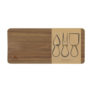 Plateau de fromages exclusif de la marque Wooosh en bois d'acacia certifié FSC 100% 4
