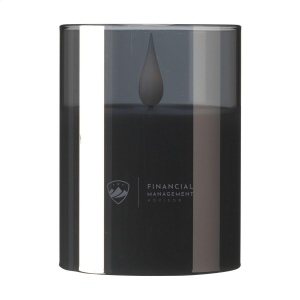 Bougie LED dans un chic verre fumé de la marque Wooosh 4