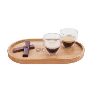 Plateau de service luxueux en bois de hêtre vaporisé 2