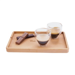 Plateau de service luxueux en bois de hêtre vaporisé 2
