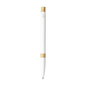 Stylo à bille fin à encre bleue avec corps en aluminium 100% recyclé avec finition caoutchoutée et clip en métal robuste 12