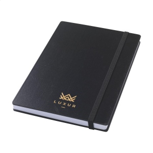 Carnet au format A5 avec couverture rigide bambou certifié FSC 100% laqué noir 4