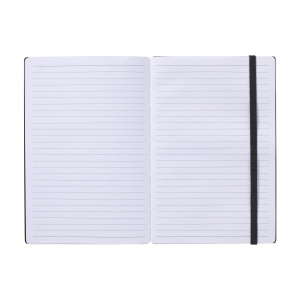 Carnet au format A5 avec couverture rigide bambou certifié FSC 100% laqué noir 5