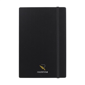 Carnet au format A5 avec couverture rigide bambou certifié FSC 100% laqué noir 6