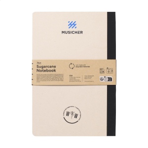 Carnet exclusif au format A5, fabriqué à partir de déchets recyclés de l'usine de canne à sucre 12
