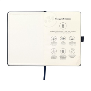 Carnet A5 à couverture rigide en simili cuir ananas 13