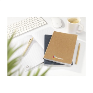 Carnet au format A5 recyclé avec couverture en kraft lavable 14