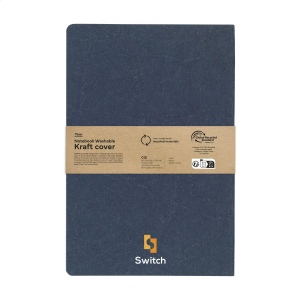 Carnet au format A5 recyclé avec couverture en kraft lavable 6