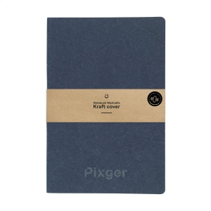 Carnet au format A5 recyclé avec couverture en kraft lavable 3