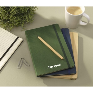 Carnet A5 avec une couverture en carton certifié FSC Mix 27