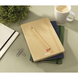 Carnet A5 avec une couverture en carton certifié FSC Mix 28