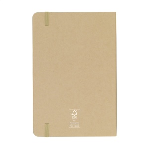 Carnet A5 avec une couverture en carton certifié FSC Mix 10