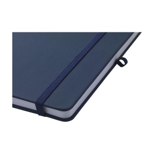 Carnet A5 avec couverture rigide en PU recyclé et environ 96 feuilles/192 pages de papier blanc ligné certifié GRS (70 g/m²) 23