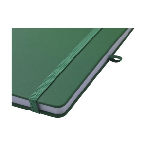 Carnet A5 avec couverture rigide en PU recyclé et environ 96 feuilles/192 pages de papier blanc ligné certifié GRS (70 g/m²) 25