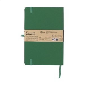 Carnet A5 avec couverture rigide en PU recyclé et environ 96 feuilles/192 pages de papier blanc ligné certifié GRS (70 g/m²) 10