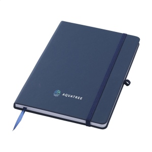 Carnet A5 avec couverture rigide en PU recyclé et environ 96 feuilles/192 pages de papier blanc ligné certifié GRS (70 g/m²) 13