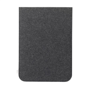 Une housse pour ordinateur portable de 16 pouces simple mais élégante, fabriquée à partir de feutre de laine recyclé et de cuir végétalien 4