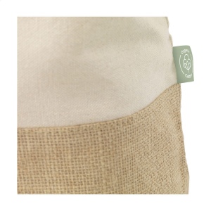Sac de plage aux couleurs naturelles et combinaison de matériaux en jute robuste et coton biologique (320 g/m²) 9
