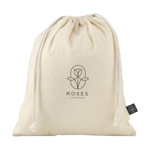 Gift Pouch Naturel GRS Recycled Cotton (150 g/m²) M