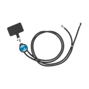 Cordelière téléphonique régable avec cordon rond fabriqué en 100% polyester GRS RPET 9