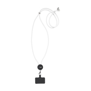 Cordelière téléphonique régable avec cordon rond fabriqué en 100% polyester GRS RPET 3