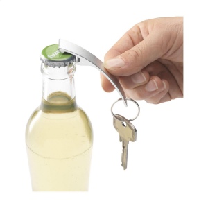 Porte-clés avec décapsuleur léger en aluminium 100% recyclé 22