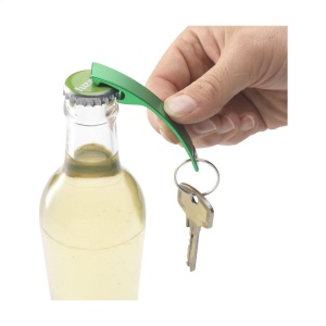 Porte-clés avec décapsuleur léger en aluminium 100% recyclé 24