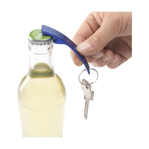 Porte-clés avec décapsuleur léger en aluminium 100% recyclé 26