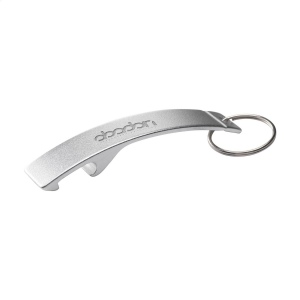 Porte-clés avec décapsuleur léger en aluminium 100% recyclé 2