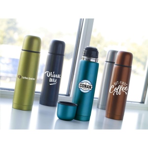Bouteille thermo à double paroi en acier inoxydable recyclé et isolé sous vide 10